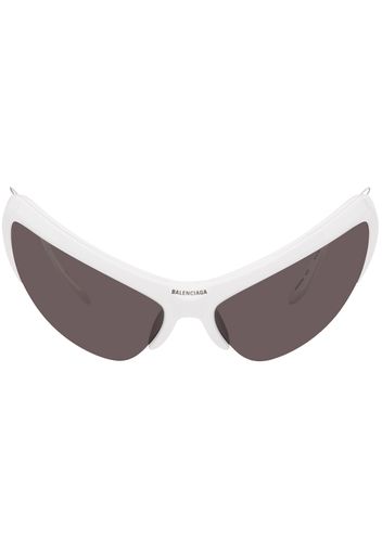 Balenciaga White Wire Cat Sunglasses