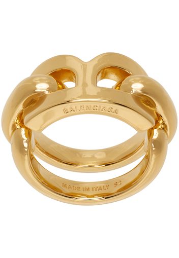 Balenciaga Gold B Chain 2.0 Ring