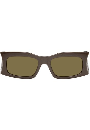 Balenciaga SSENSE Exclusive Brown Sunglasses