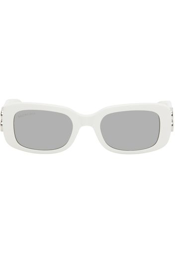 Balenciaga White Everyday Flash Sunglasses