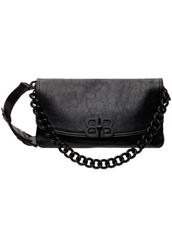 Balenciaga Black 'BB' Soft Medium Flap Bag