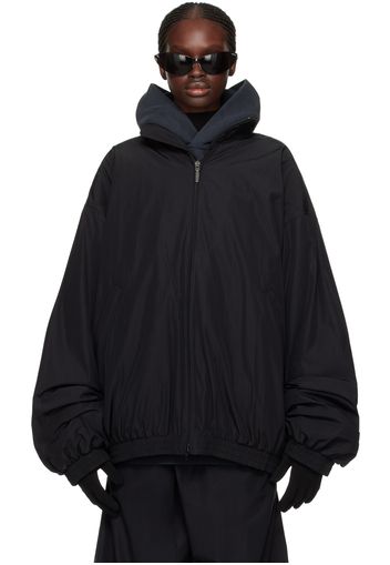 Balenciaga Black DIY Metal Outline Track Jacket