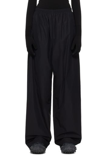 Balenciaga Black Drawstring Track Pants