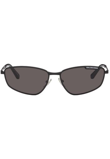 Balenciaga Black Rectangular Sunglasses