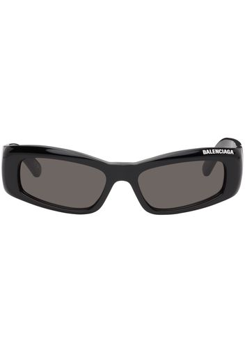 Balenciaga Black Rectangular Sunglasses