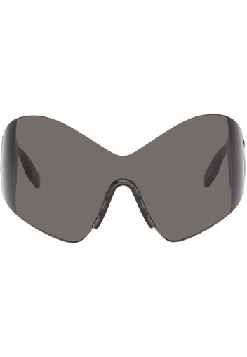 Balenciaga Gray Mask Butterfly Sunglasses