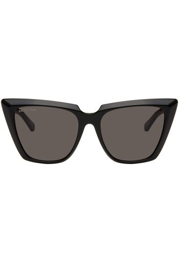 Balenciaga Black Cat-Eye Sunglasses