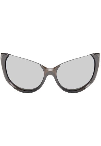 Balenciaga Gray Cat-Eye Sunglasses