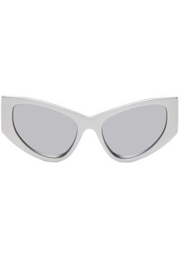 Balenciaga Silver LED Frame Sunglasses