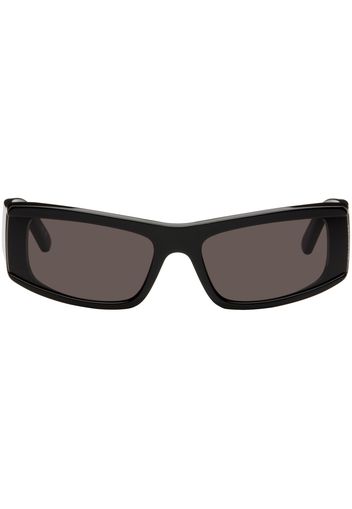 Balenciaga Black Rectangular Sunglasses