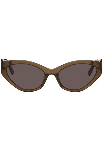 Balenciaga Gray Cat-Eye Sunglasses