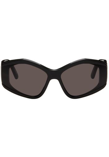 Balenciaga Black Geometric Sunglasses