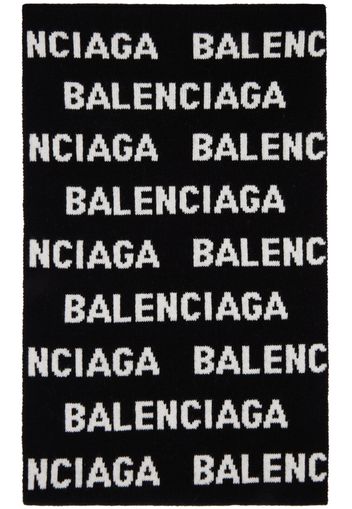 Balenciaga Black & White All Over Scarf