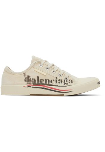 Balenciaga Off-White Paris Low Top Sneakers