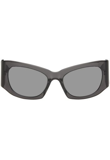 Balenciaga Gray Cat-Eye Sunglasses