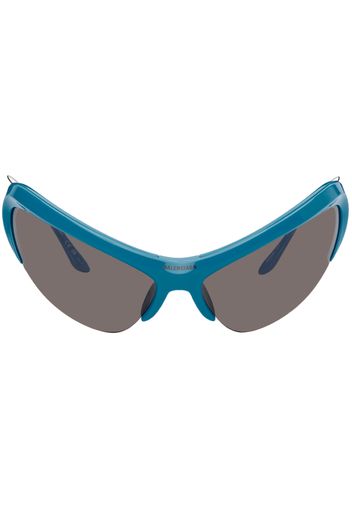 Balenciaga Blue Wire Cat-Eye Sunglasses