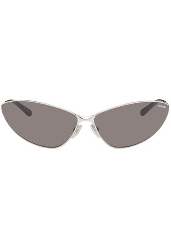 Balenciaga Silver Razor Cat Sunglasses