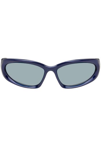 Balenciaga Blue Swift Oval Sunglasses