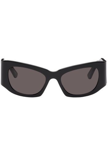 Balenciaga Black Rectangular Sunglasses