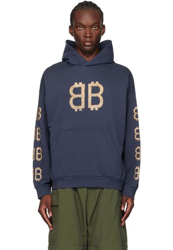 Balenciaga Blue Crypto Hoodie