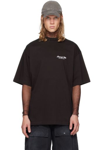 Balenciaga Black 'Beverly Hills' T-Shirt