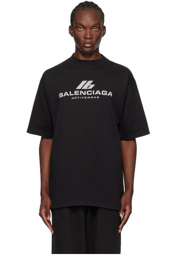 Balenciaga Black 'Activewear' T-Shirt