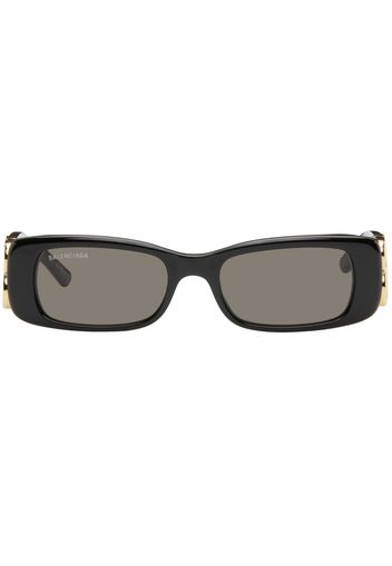 Balenciaga Black Dynasty Rectangle Sunglasses