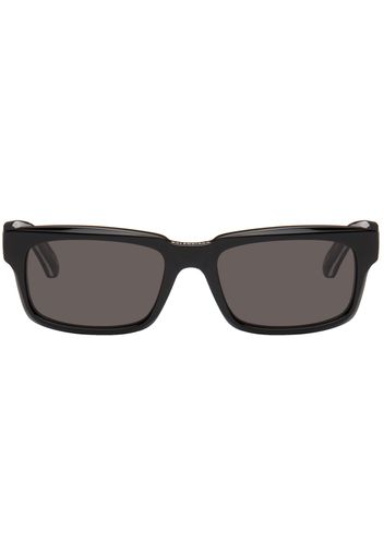 Balenciaga Black Rectangular Sunglasses