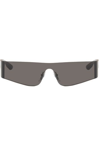 Balenciaga Black Mono Rectangle Sunglasses