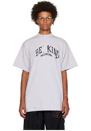 Balenciaga Gray 'Be Kind' T-Shirt