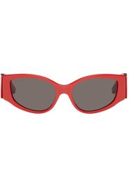 Balenciaga Red Cat-Eye Sunglasses