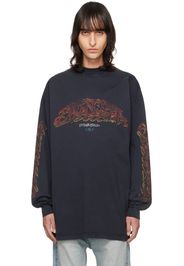 Balenciaga Black Offshore Long Sleeve T-Shirt