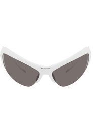 Balenciaga White Wire Sunglasses