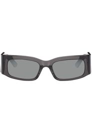 Balenciaga Black Rectangular Sunglasses