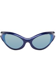 Balenciaga Blue Dynamo Round Sunglasses