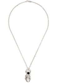 Balenciaga Silver Keyholder Thin Cargo Necklace