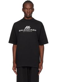 Balenciaga Black 'Activewear' T-Shirt