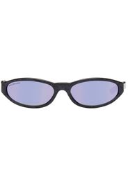 Balenciaga Purple Neo Round Sunglasses