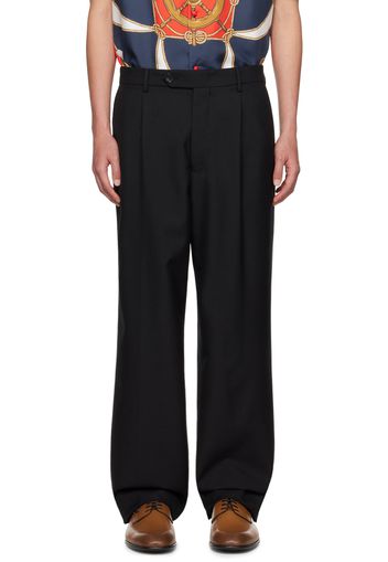 Bally Black Pleated Trousers