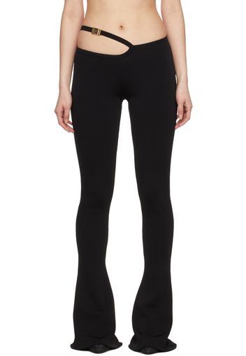 Balmain Black Viscose Lounge Pants