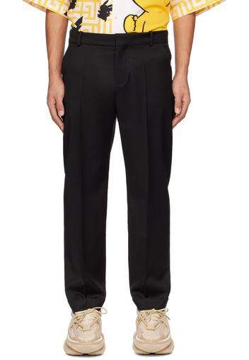 Balmain Black Straight-Leg Trousers