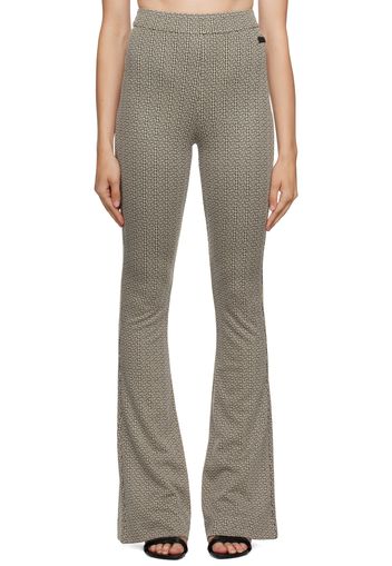 Balmain Beige Monogrammed Lounge Pants