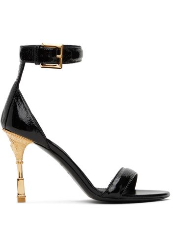 Balmain Black Moneta Heeled Sandals