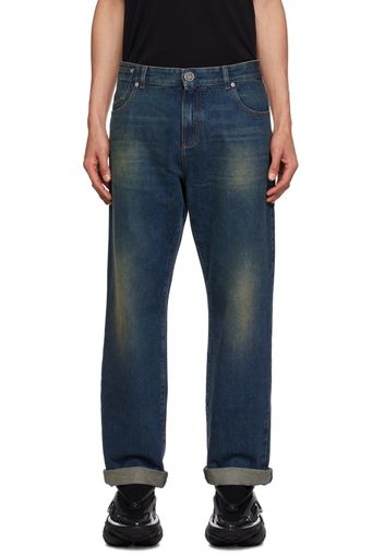 Balmain Blue Vintage Jeans