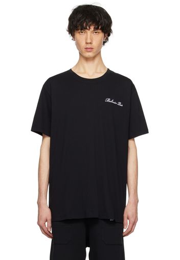 Balmain Black Signature T-Shirt