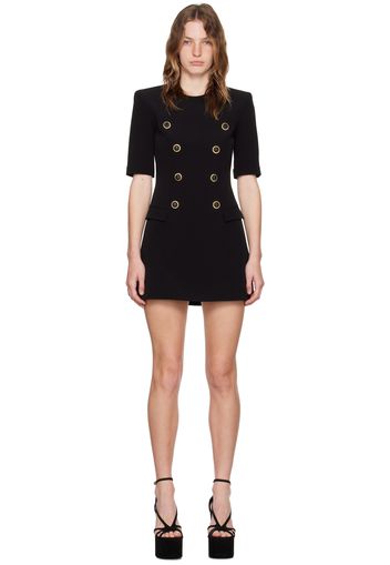 Balmain Black Hardware Minidress