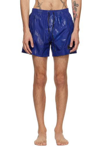 Balmain Blue Rondini Swim Shorts