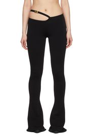 Balmain Black Viscose Lounge Pants