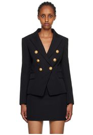 Balmain Black Double-Breasted Blazer