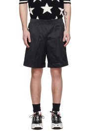 Balmain Black Patch Shorts